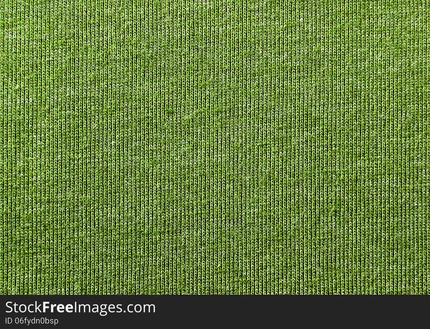 Green fabric texture