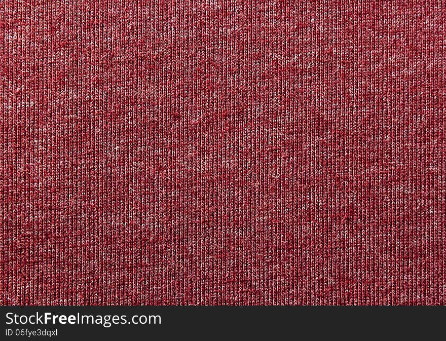 Red fabric texture