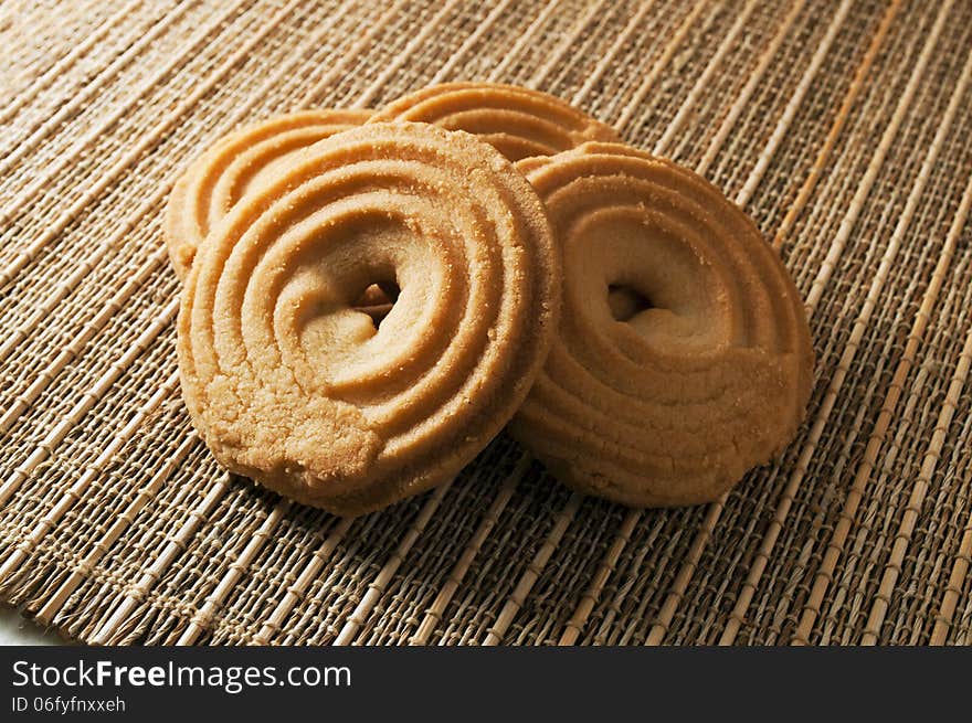 Delicious crackers on the table, a few crackers. Delicious crackers on the table, a few crackers