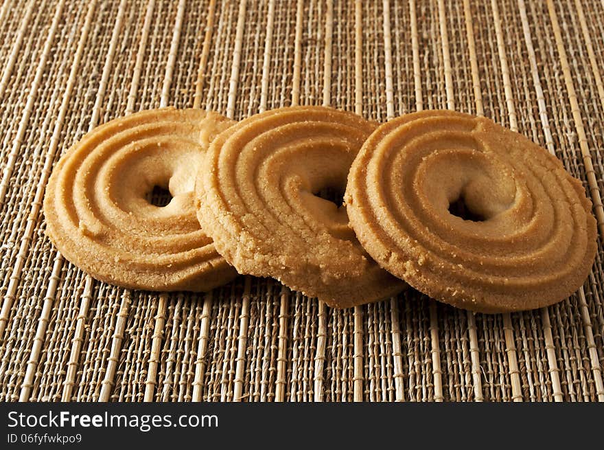 Delicious crackers on the table, a few crackers. Delicious crackers on the table, a few crackers