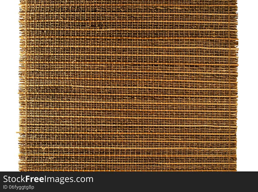 Empty Bamboo Table Mat