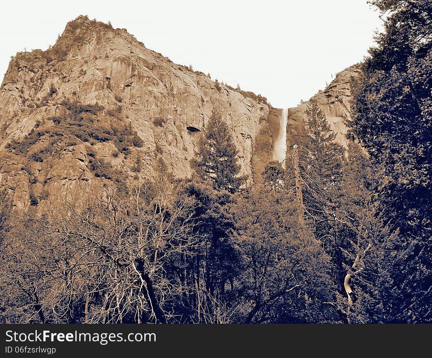 This photo was taken in Yosemite National Park.