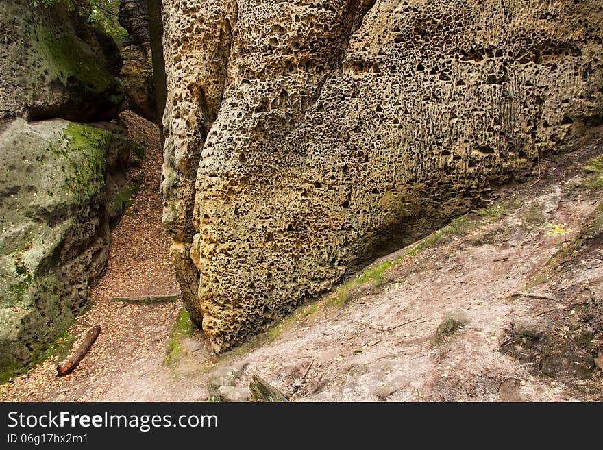 Rock formations