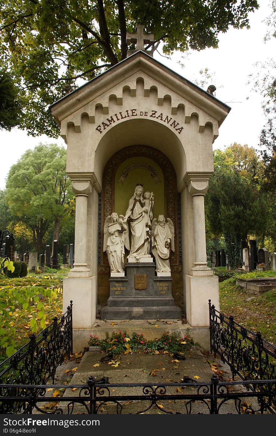 Cemetery in vienna