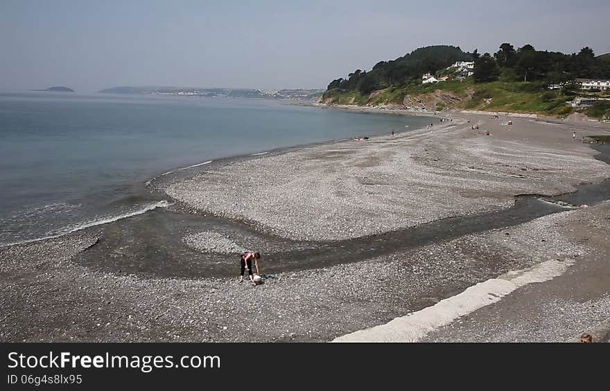 Seaton Beach Cornwall Near Looe England UK