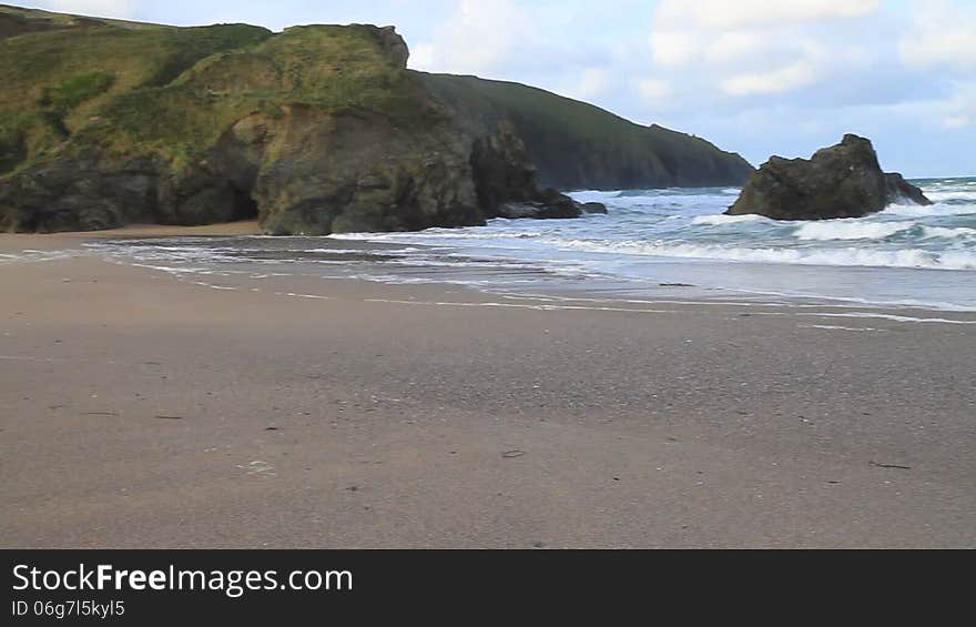 Holywell Bay Cornwall England United Kingdom near Newquay. Holywell Bay Cornwall England United Kingdom near Newquay