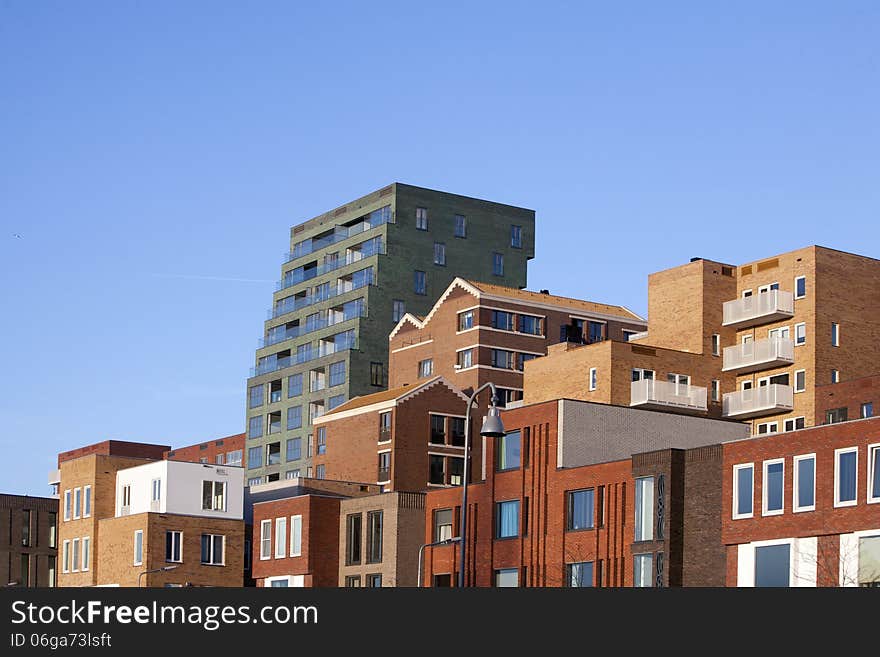 Residential district Crooswijk in Rotterdam, the Netherlands