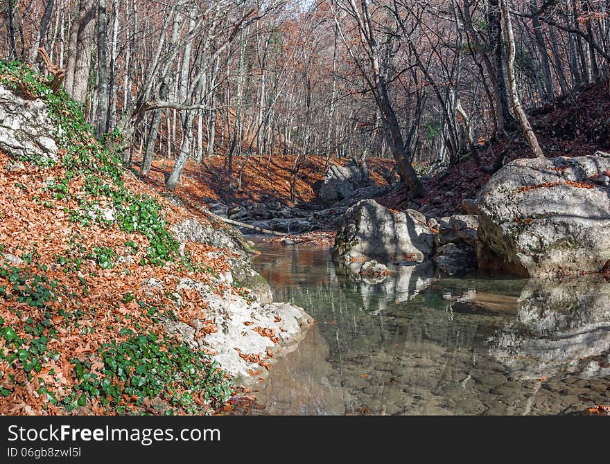 Crimea mountain rivers