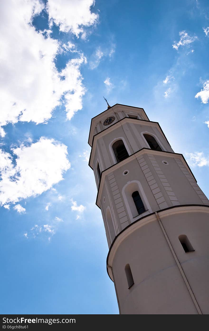 Belfry Tower of a Vilnius Cathedral