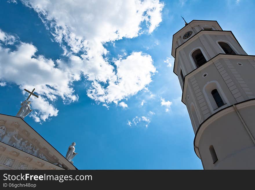 Belfry Tower of a Vilnius Cathedral