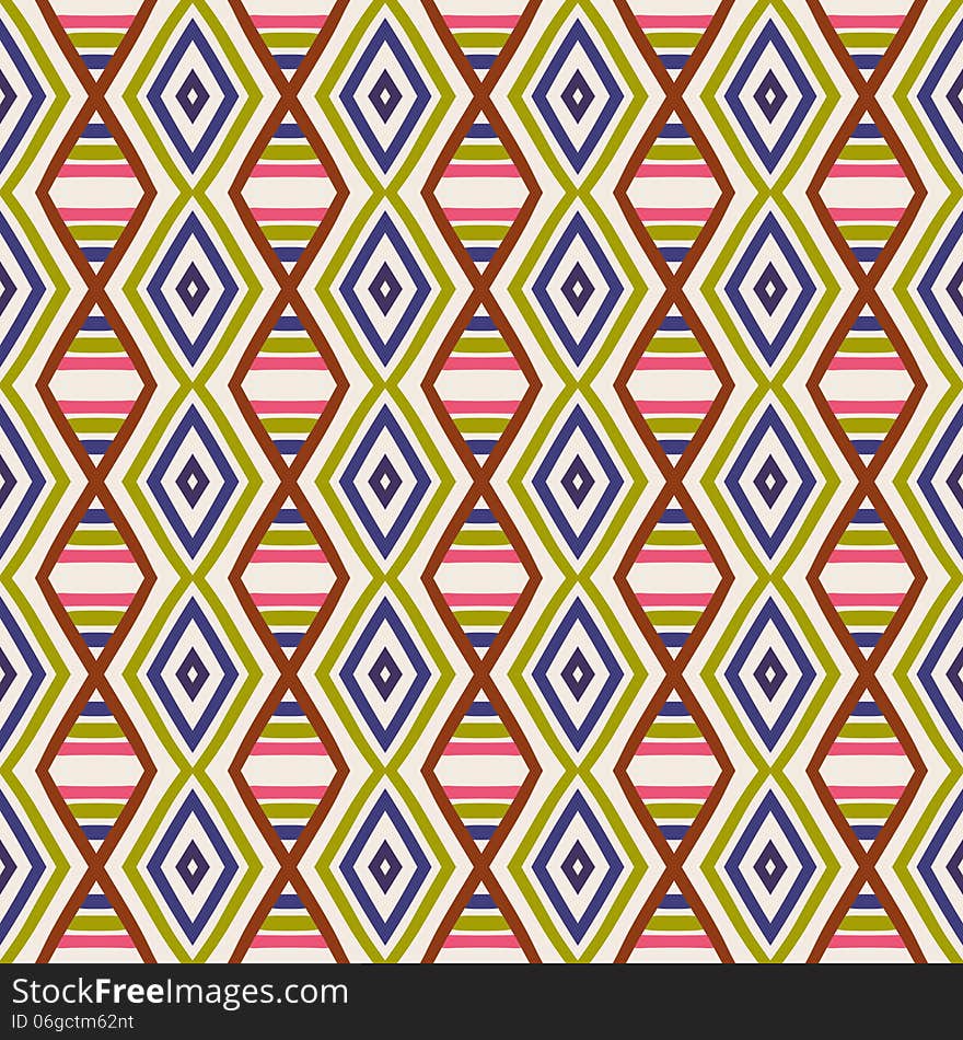 Seamless geometric pattern