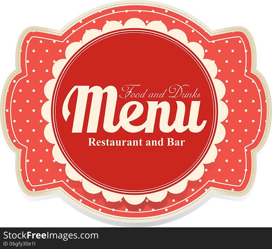 Banner for cafe, bars and restaurant. Banner for cafe, bars and restaurant