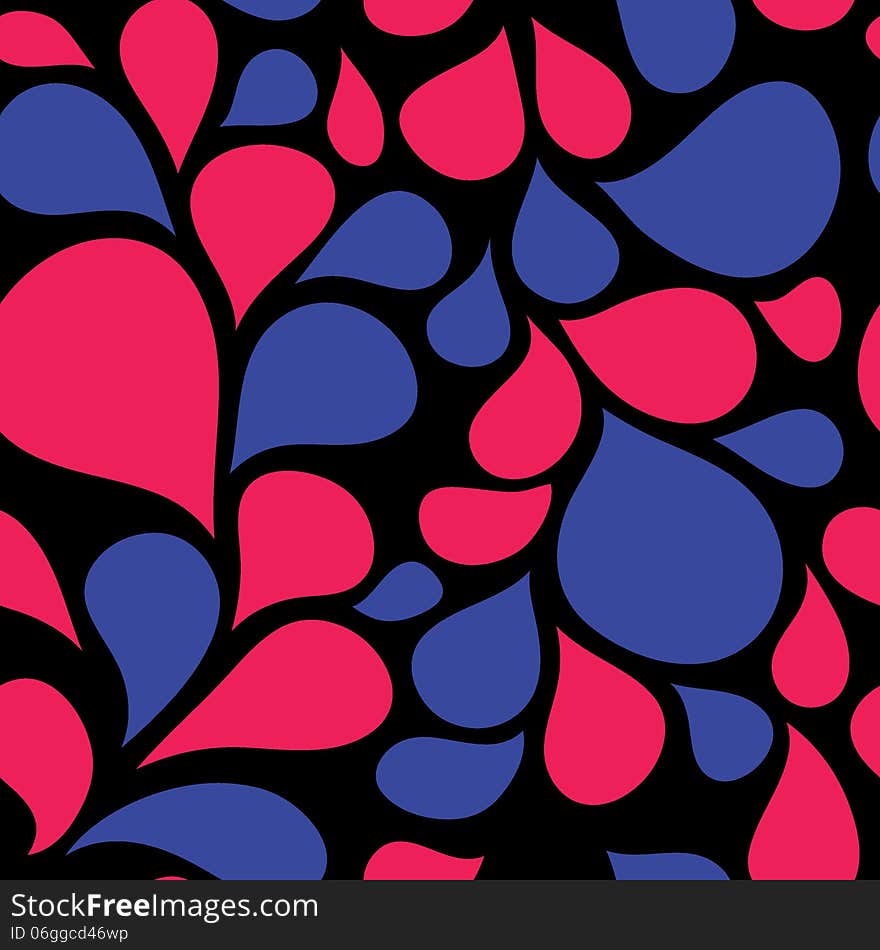 Colorful abstract retro pattern, vector background