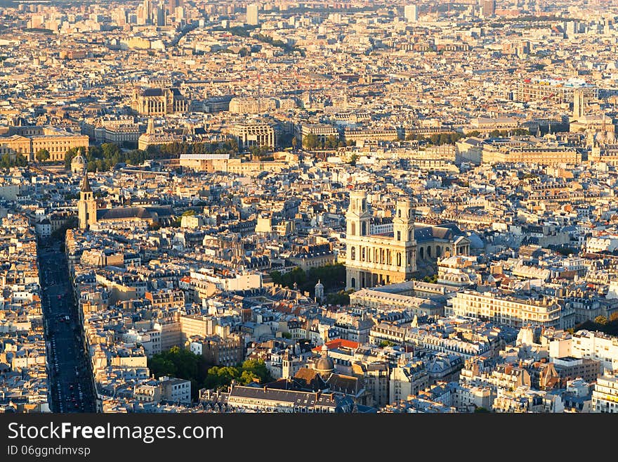 View Of Church Of Saint-Sulpice In Paris