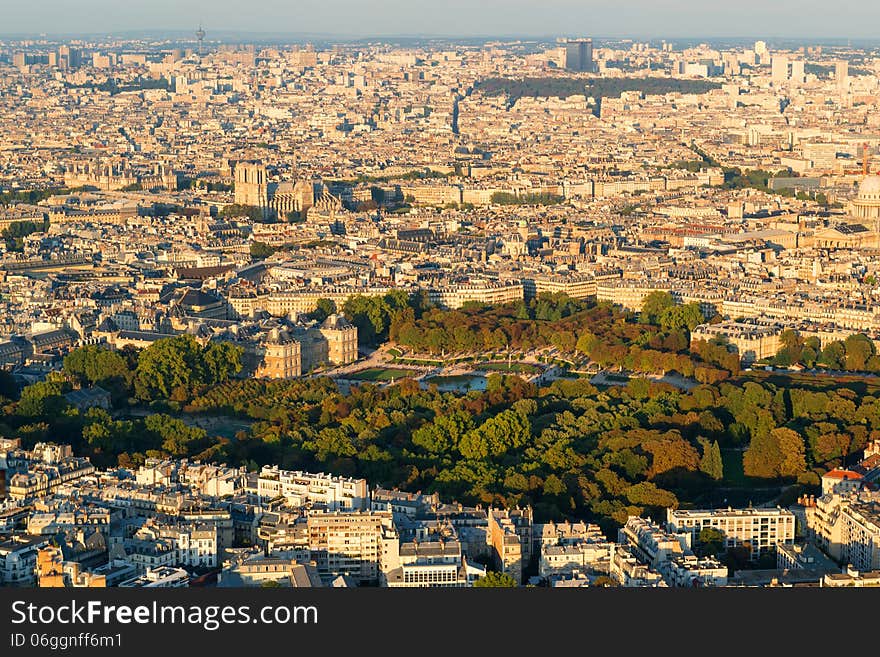 The Luxembourg Gardens In Paris