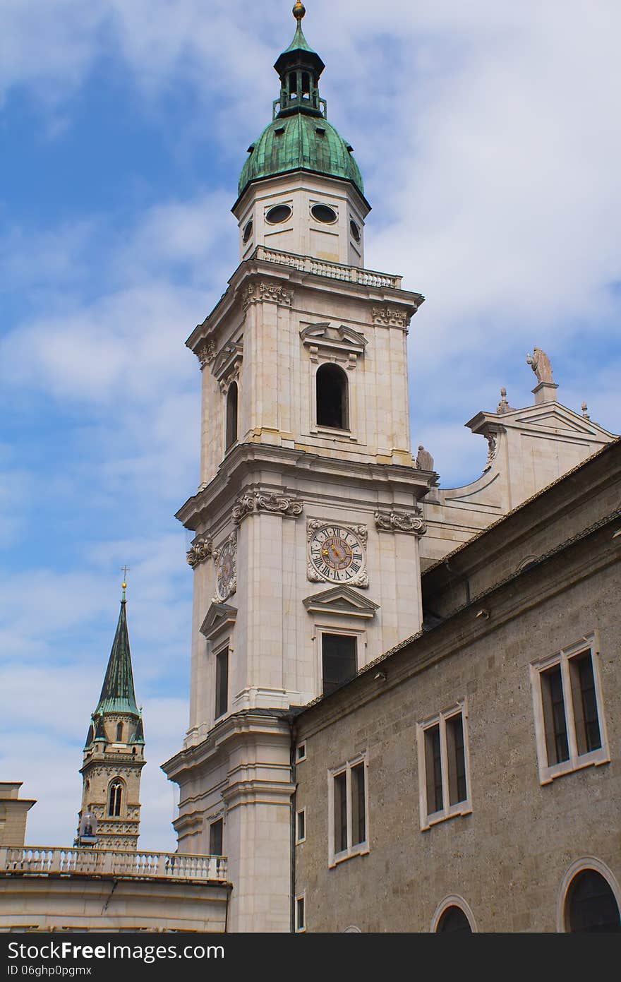 Salzburg - Tower Of Cathedral