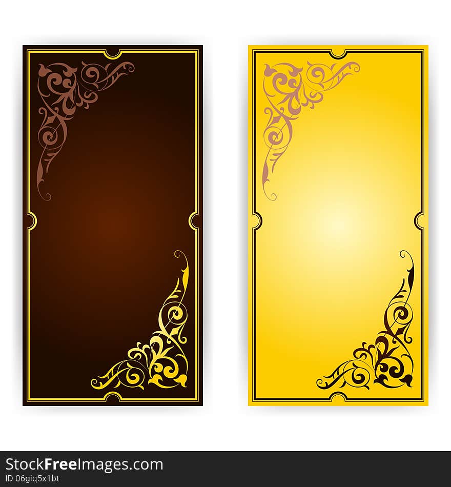 Elegant Template For Greeting Card, Invitation