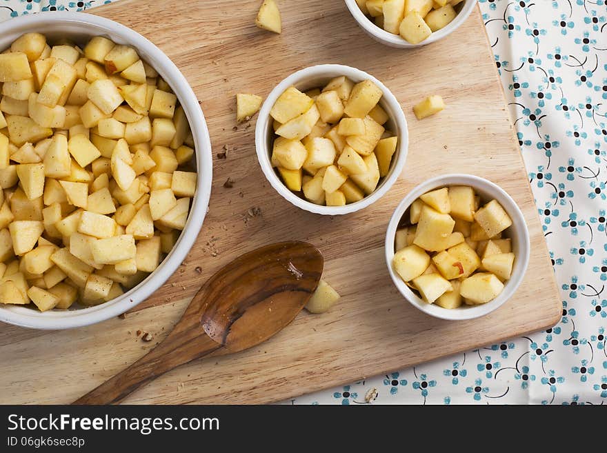 Apples in Baking Dishes