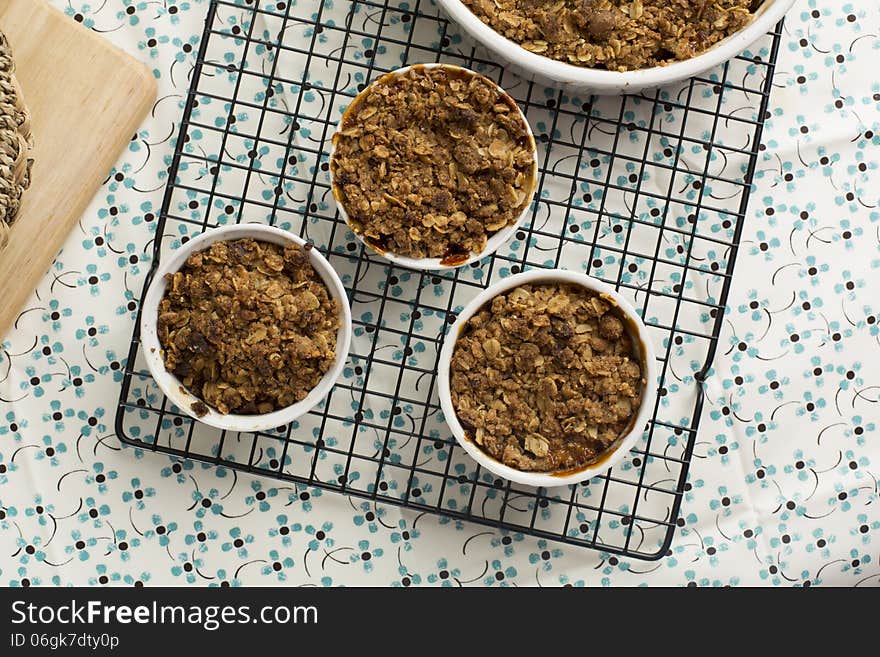 Individual Apple Crumble