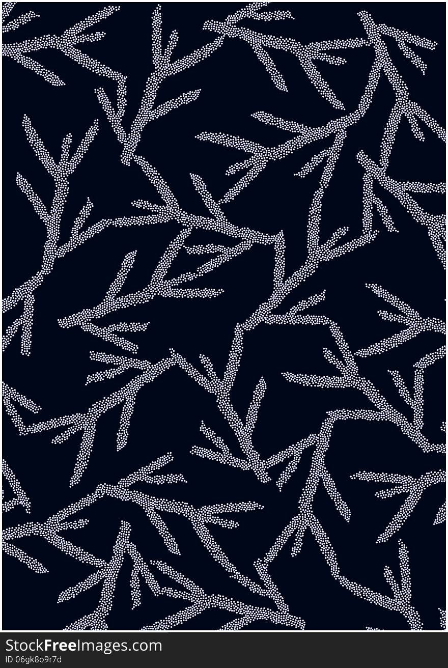 Abstract background imitating snowy branches. Abstract background imitating snowy branches