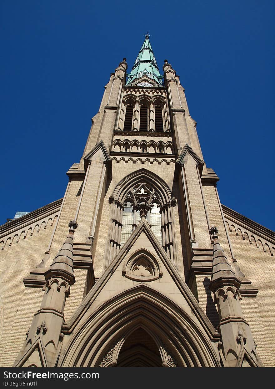 Main cathedral of Dunedin, New Zealand. Main cathedral of Dunedin, New Zealand.