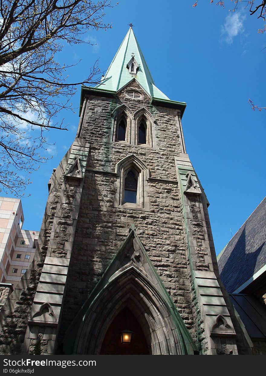 An historic church in Montreal Quebec.