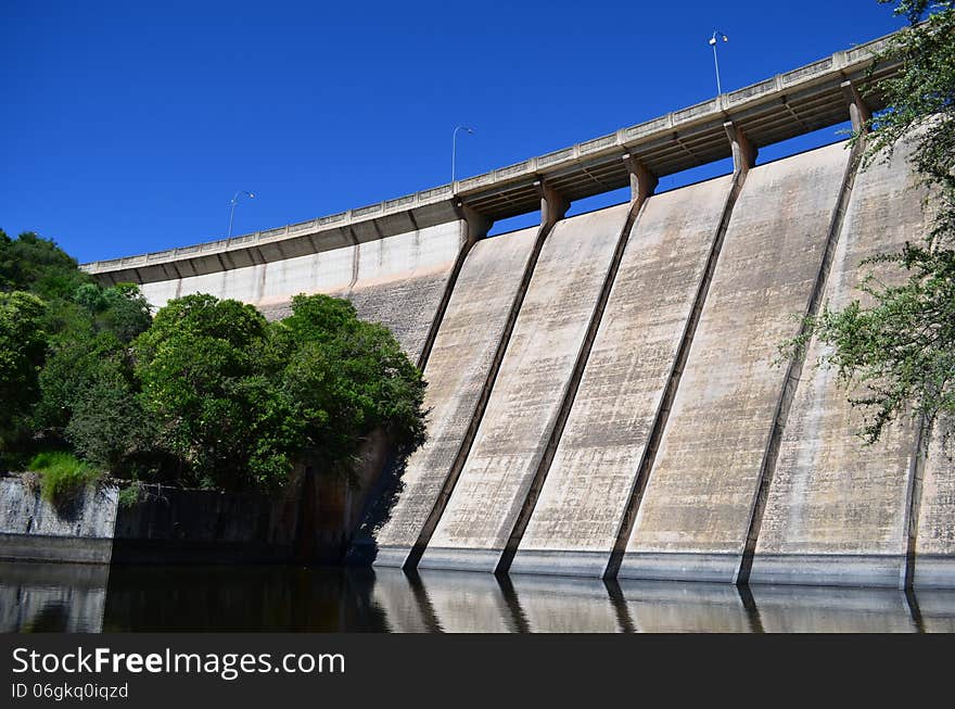 Wall Of La Quebrada Reservoir, Argentina