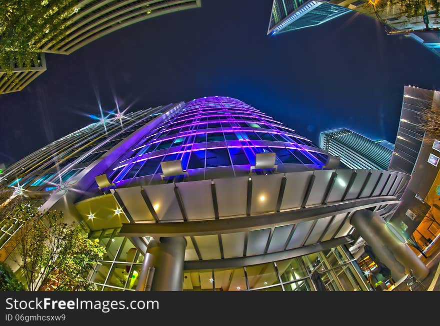 December 27, 2014, charlotte, nc, usa - charlotte skyline near romare bearden park