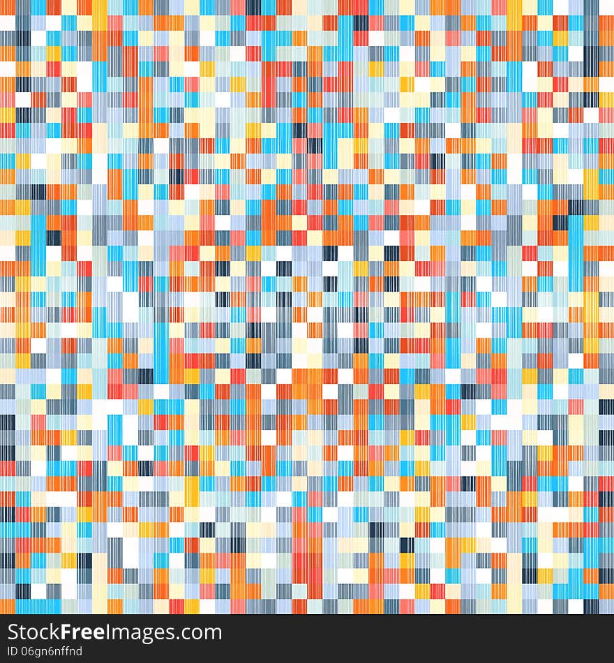 Abstract Retro Square Seamless Background