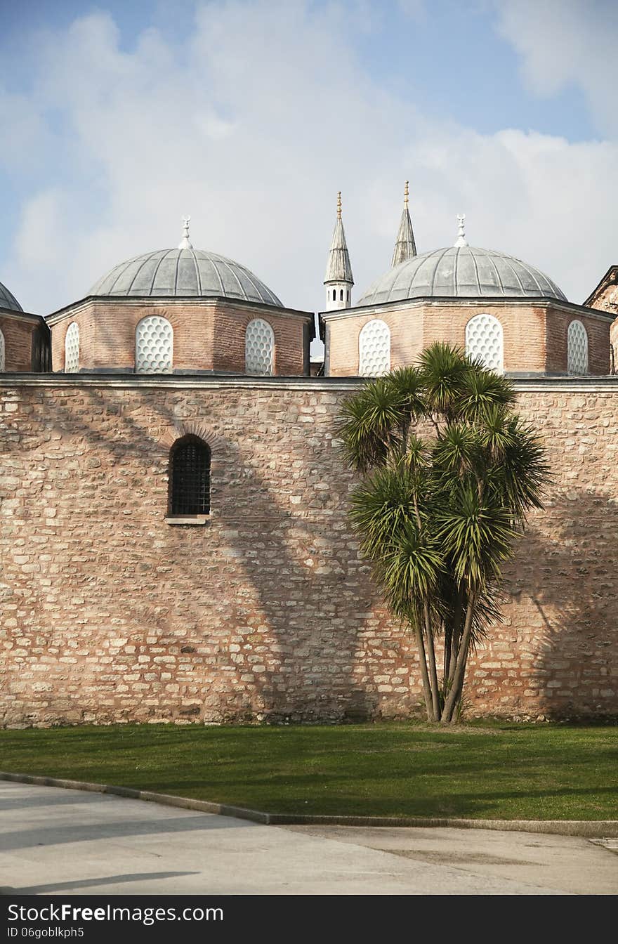 An old mosque museum Hagia Sofia in Istanbul, Turkey