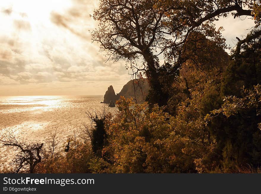 Seascape, Crimean Peninsula, Ukraine, Black Sea Coast