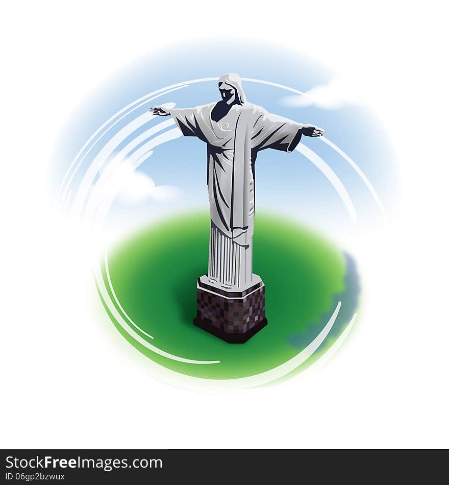 Jesus Christ in Rio de Janeiro, Brazil, considered the largest Art Deco statue in the world. Jesus Christ in Rio de Janeiro, Brazil, considered the largest Art Deco statue in the world