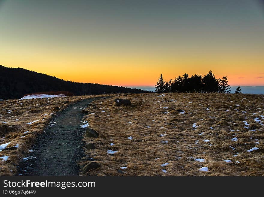 Sunset At Roan Mountain