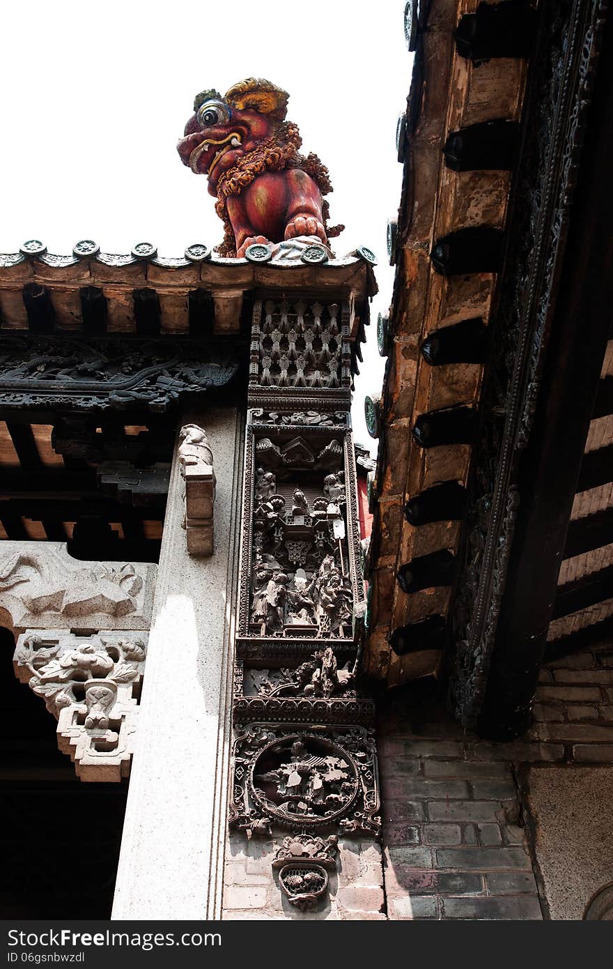 Guangzhou, China, the Chen clan academy of ancient buildings