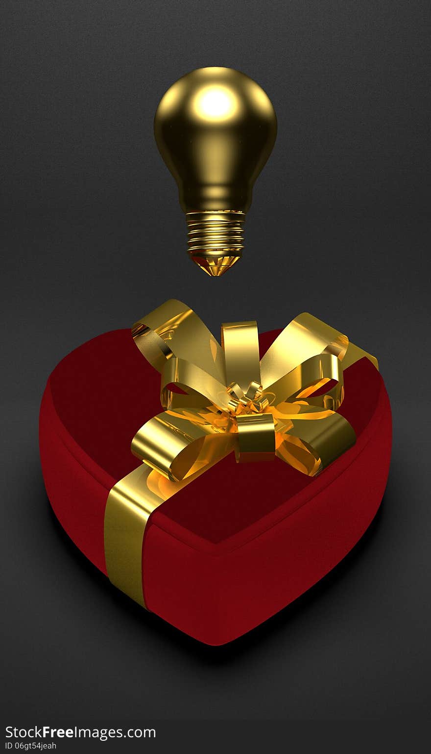 Golden Idea For Present In Saint Valentine S Day