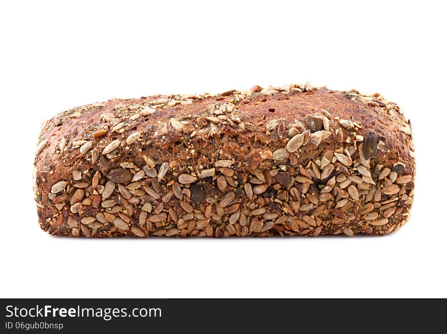 Bread isolated on white background