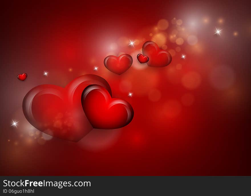 Valentine's day vector background with copy space. Eps10. Valentine's day vector background with copy space. Eps10