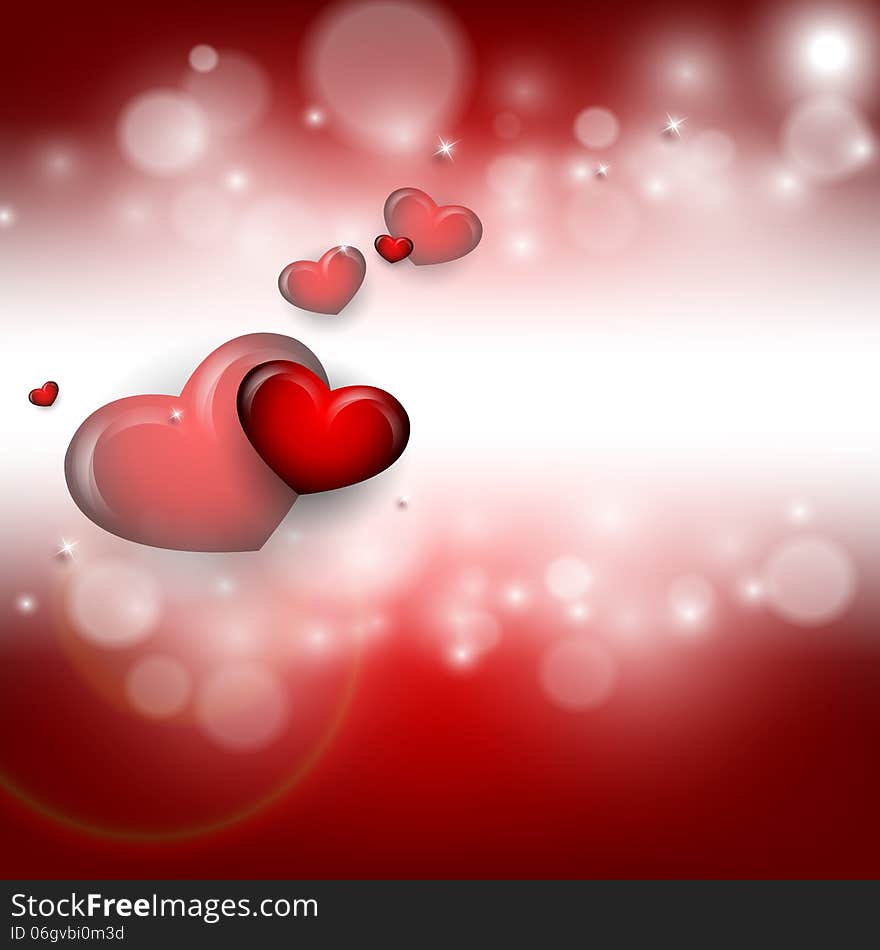 Valentine's day vector background with copy space. Eps10. Valentine's day vector background with copy space. Eps10