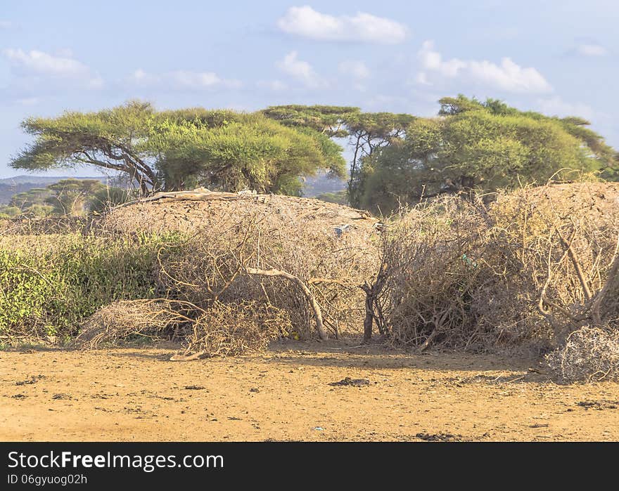 Cottage in the Masai camp