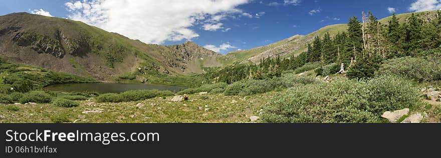 Comanche Valley with Comanche Peak in the Background near Westcliffe, CO