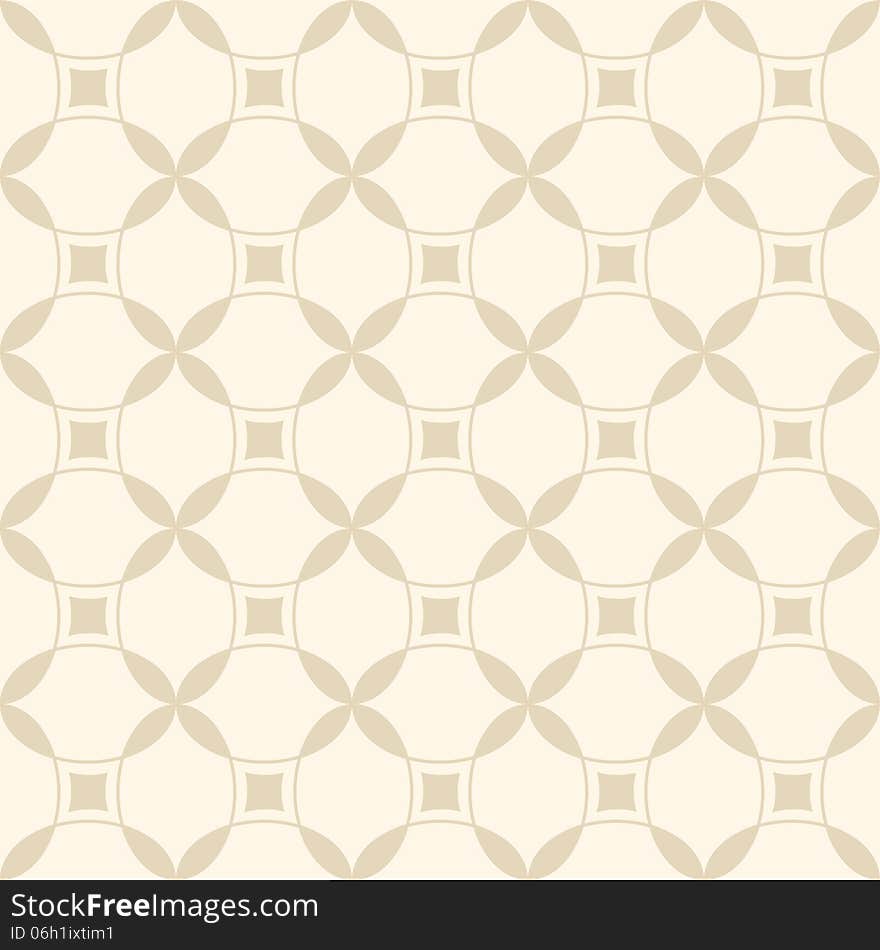 Beige seamless geometric pattern