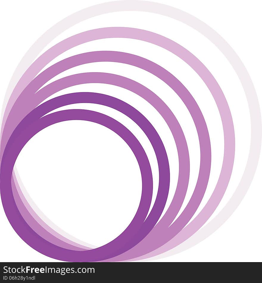 Abstract circles on white background. Abstract circles on white background