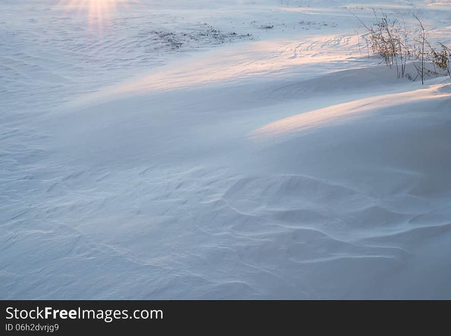 Snow Drift Background