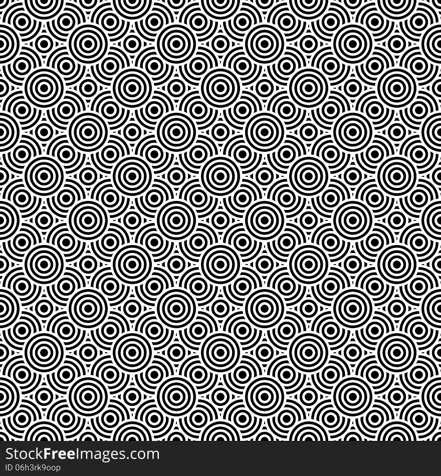 Seamless Circles Texture.