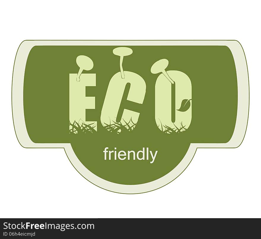 ECO friendly label for natural products