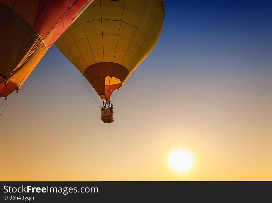 Air hot balloons in Hungary