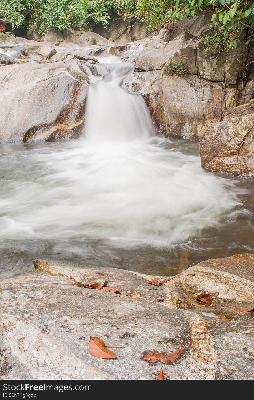 Beautiful river flow over the stone. Beautiful river flow over the stone