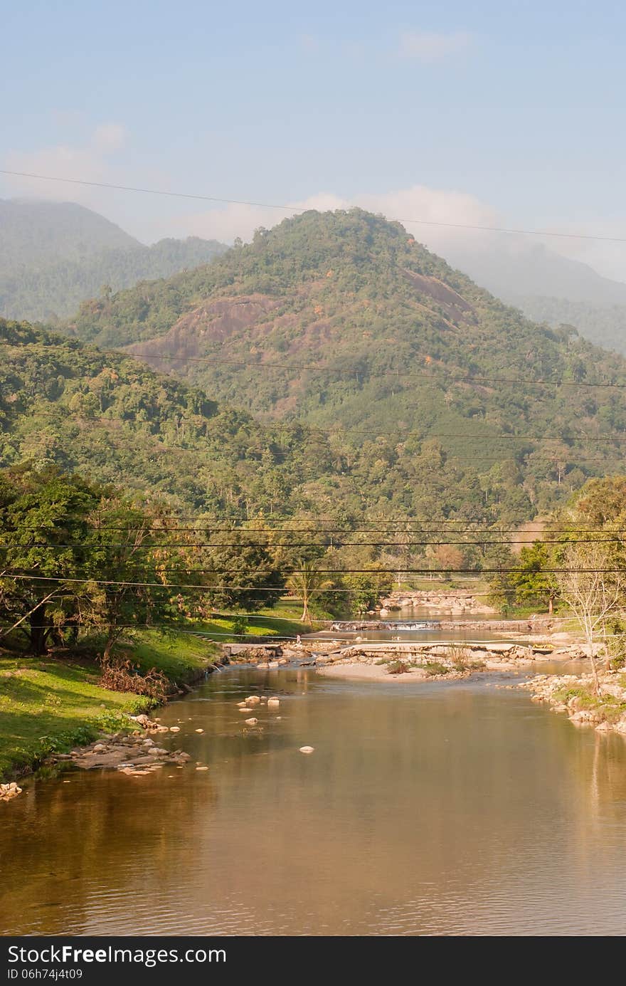 River And The Mountain