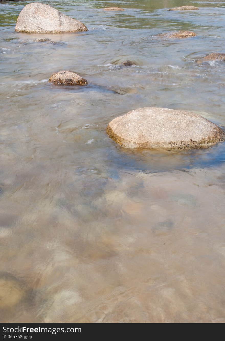 Beautiful river flow over the stone. Beautiful river flow over the stone