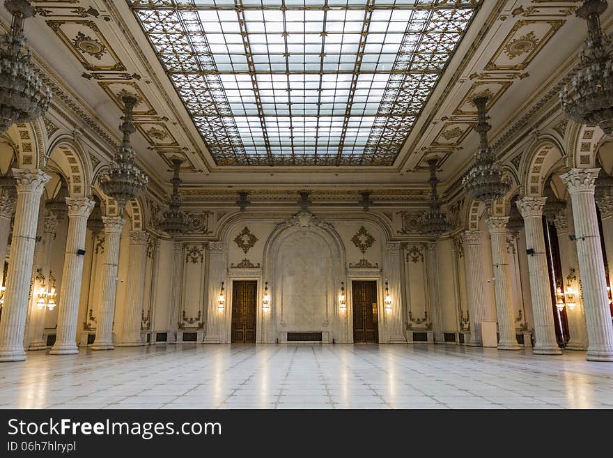 Hall of Fame - Palace of the Parliament, Bucharest.